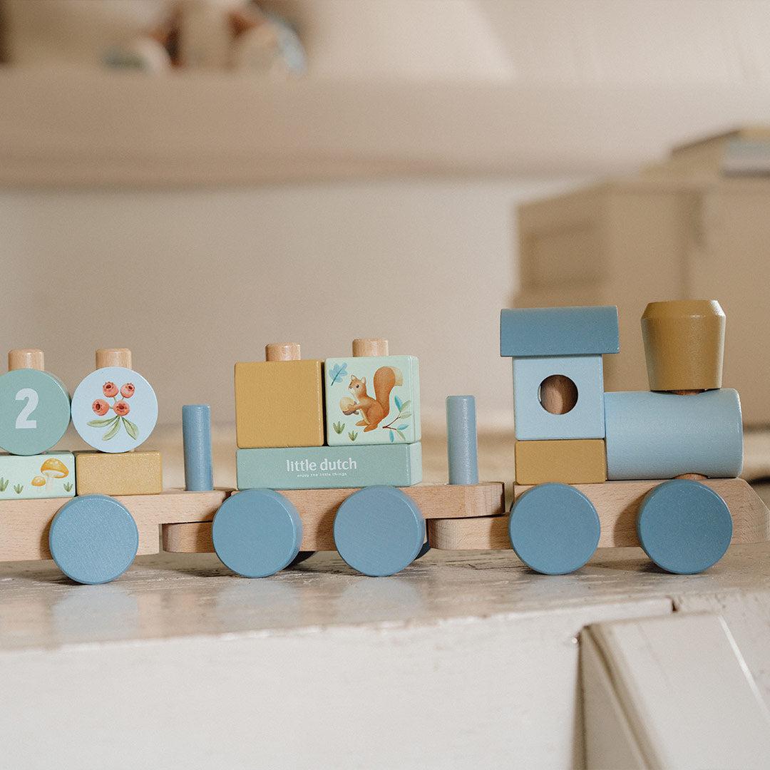 Little Dutch Stacking Train - Forest Friends - Image 2
