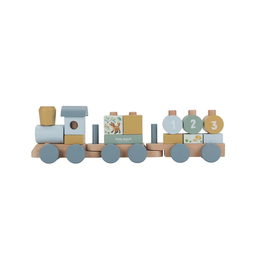 Little Dutch Stacking Train - Forest Friends - Image 4