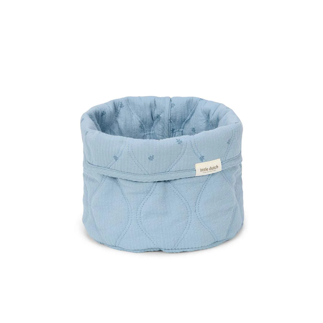 Little Dutch Storage Basket Small - Pure Denim Blue