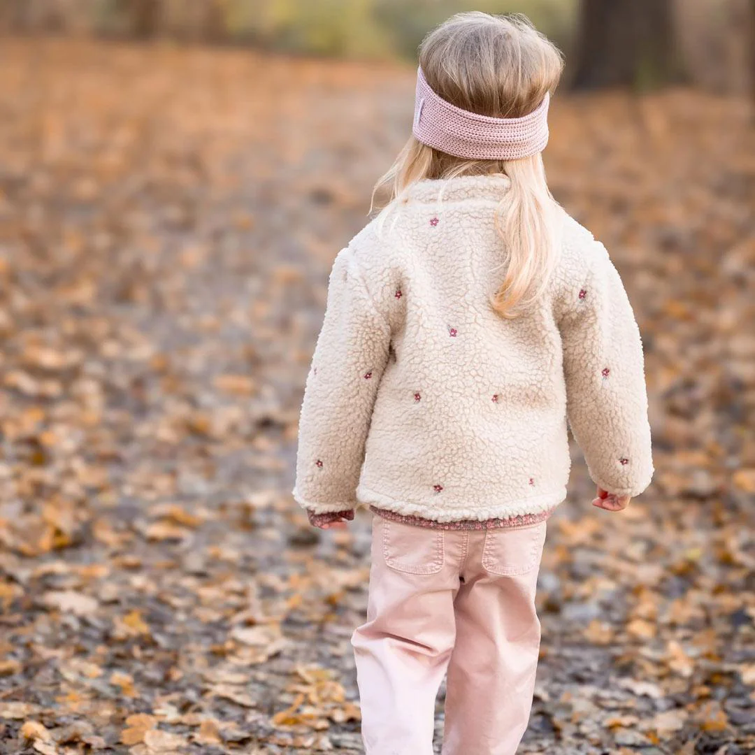 Little Dutch Teddy Cardigan - Sand - Image 4