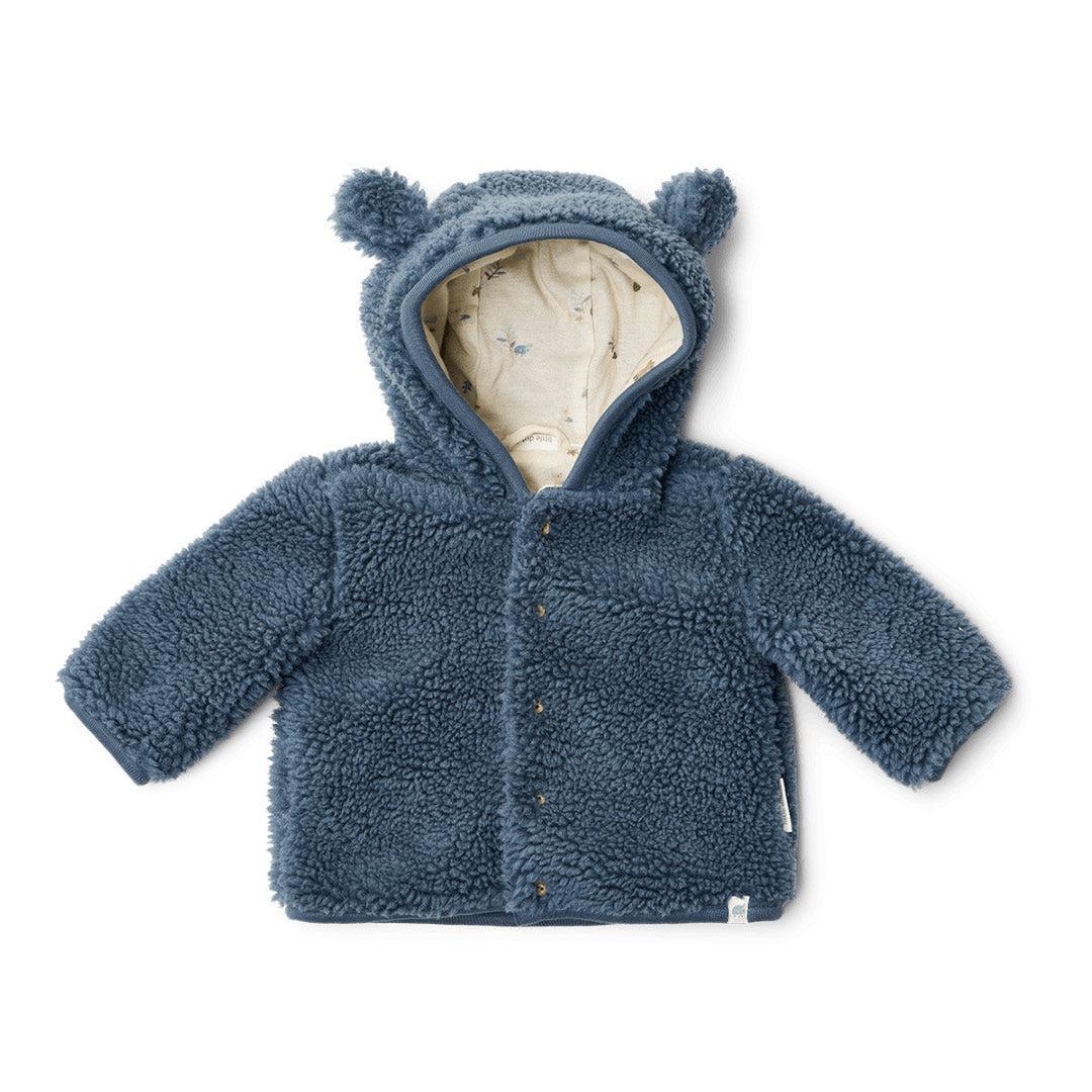 Little Dutch Teddy Cardigan - Stone Blue