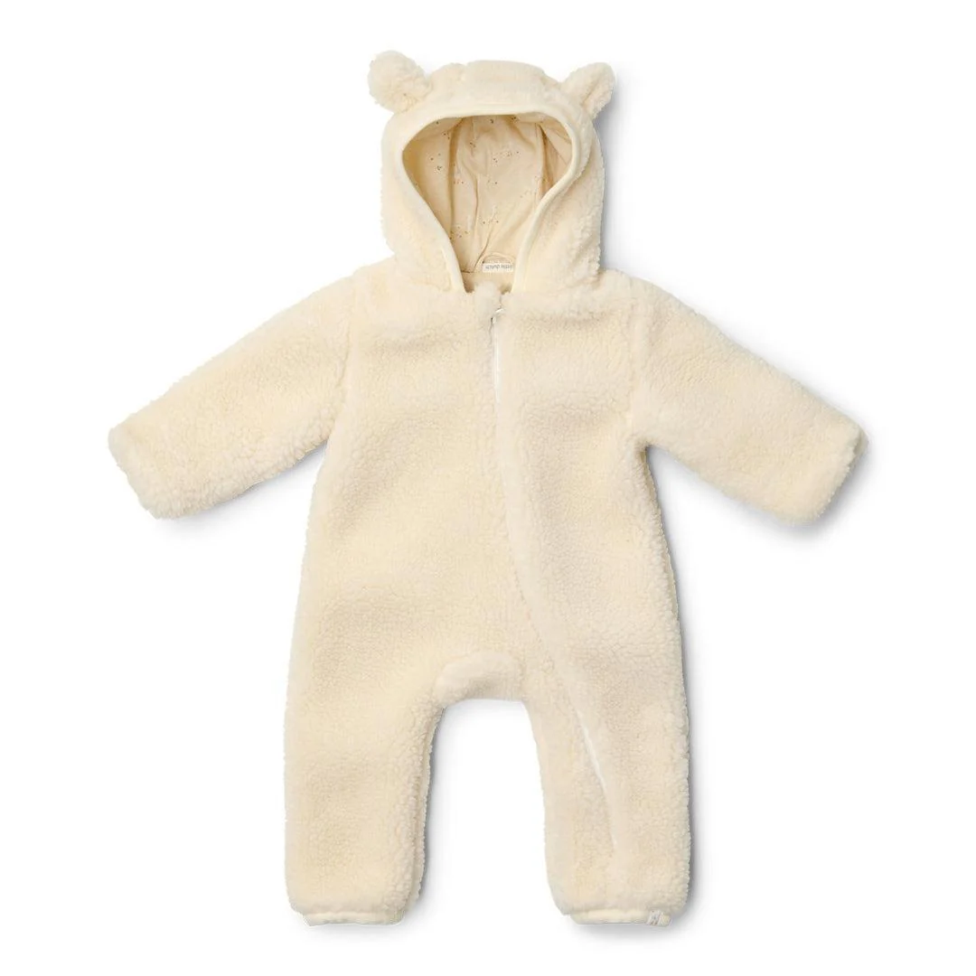 Little Dutch Teddy One-Piece Suit - Off White
