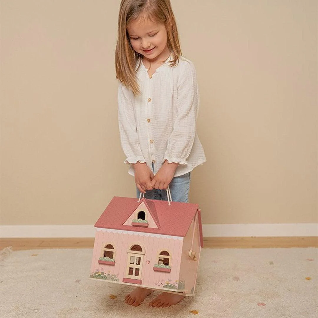 Little Dutch Wooden Portable Dollhouse - Image 3