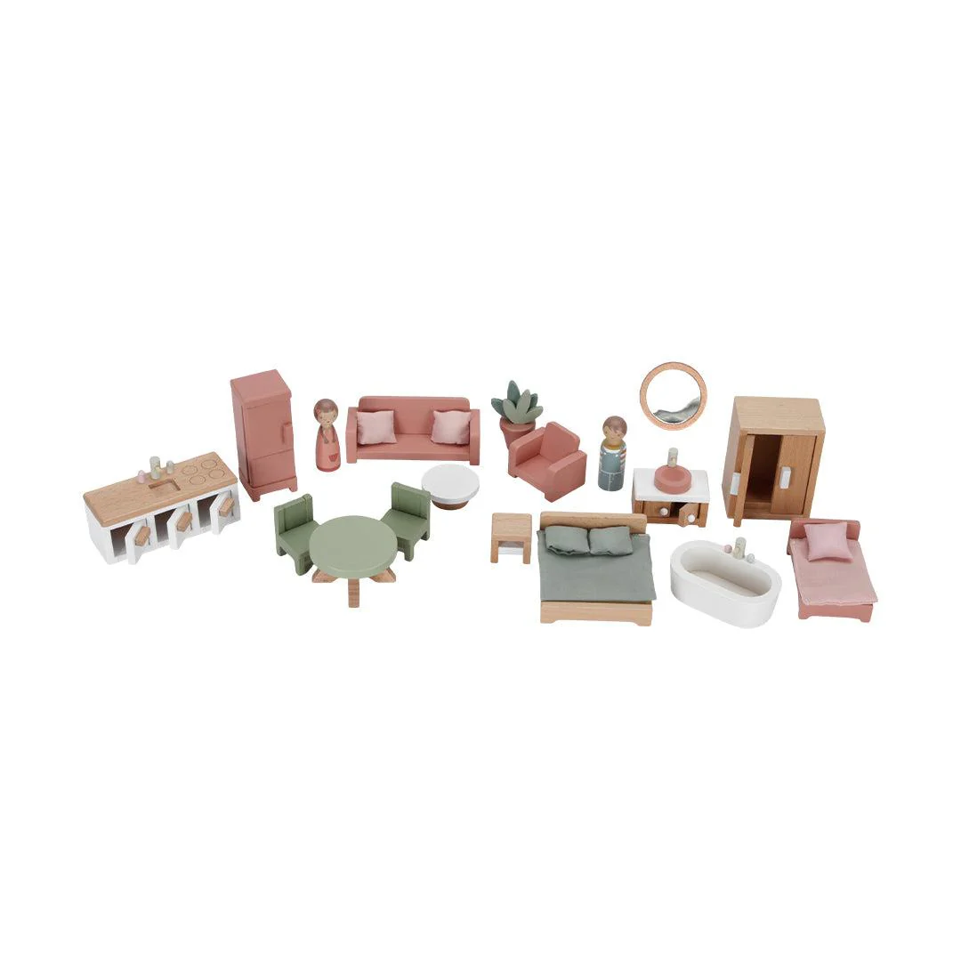 Little Dutch Wooden Dollhouse  - Pink - Image 5