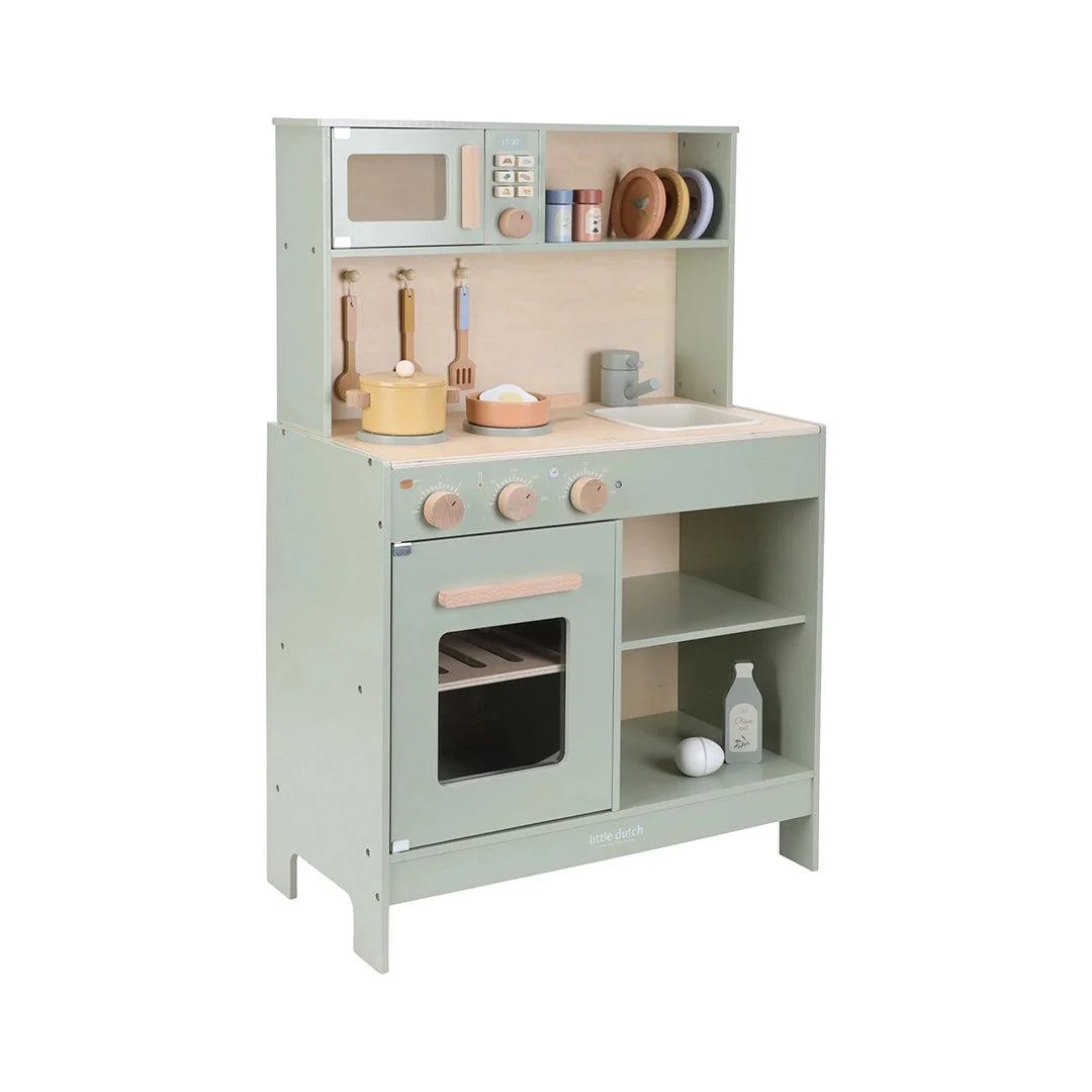 Little Dutch Wooden Play Kitchen Limited Edition - Mint