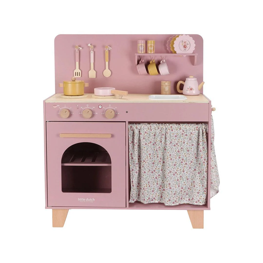 Little Dutch Wooden Play Kitchen Limited Edition - Pink