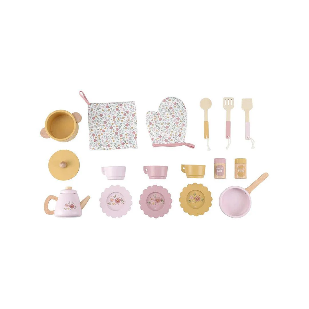 Little Dutch Wooden Play Kitchen Limited Edition - Pink - Image 8