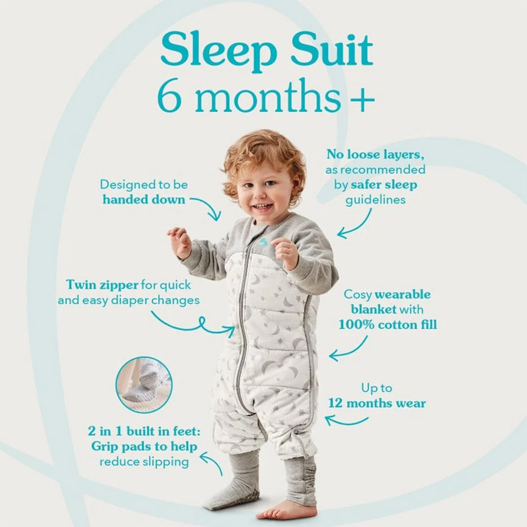 Love to Dream Sleep Suit Long Sleeve 1.5 Tog - Twigs Olive - Image 2