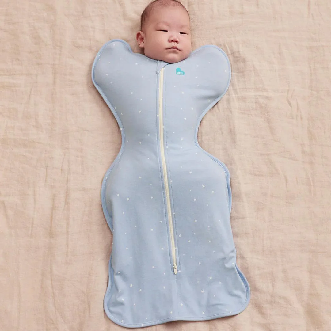 Love to Dream Swaddle Up Sleeping Bag 1.0 Tog - Twinkle Powder Blue - Image 3