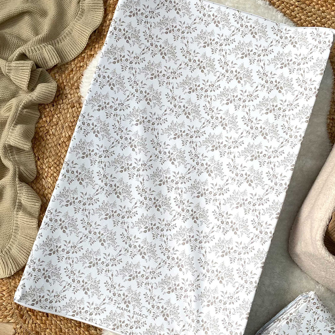 Mama Shack Anti Roll Changing Mat - Vintage Floral - Image 2