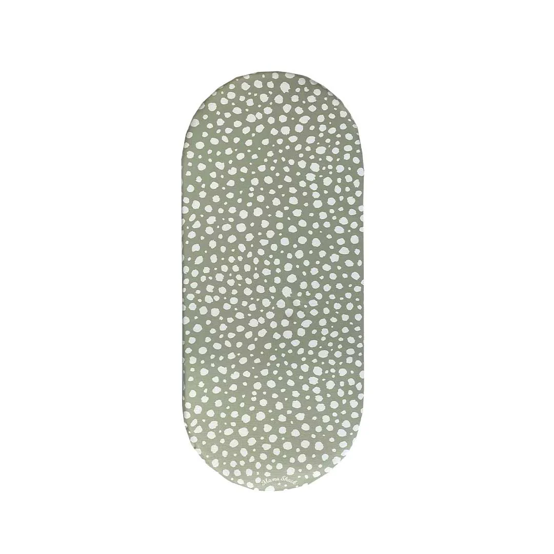 Mama Shack Changing Basket Liner - Sage Spotty