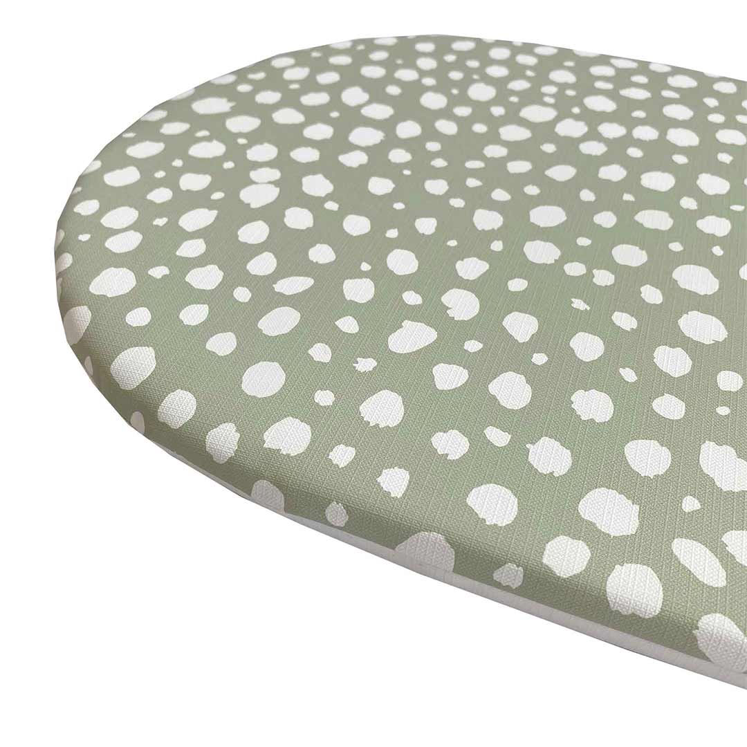 Mama Shack Changing Basket Liner - Sage Spotty - Image 3