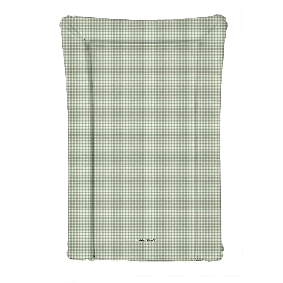 Mama Shack Changing Mat - Sage Green Gingham