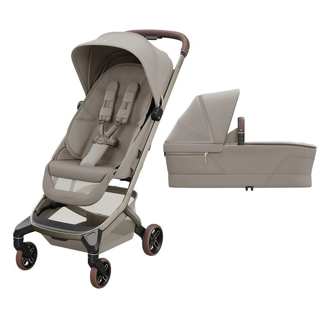 Maxi-Cosi Fame Cabin Stroller & Carrycot Bundle - Sapphire Sand