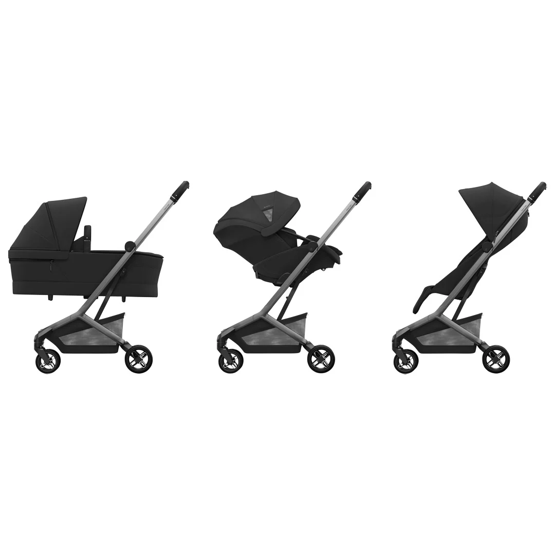 Maxi-Cosi Fame Cabin Stroller Zero G Travel System - Onyx Black - Image 12