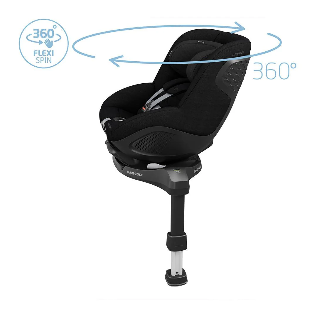 Maxi-Cosi Mica 360 Pro Car Seat - Authentic Black - Image 11