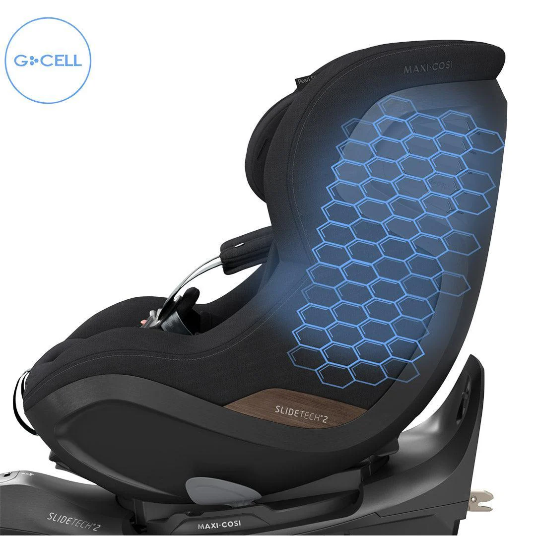 Maxi-Cosi Pearl Slide Pro Car Seat - Authentic Black - Image 12