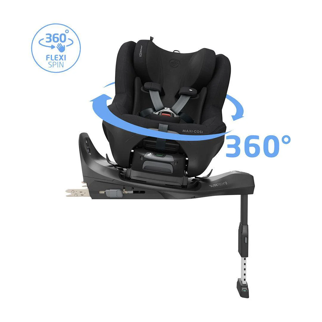 Maxi-Cosi Pearl Slide Pro Car Seat - Authentic Black - Image 5