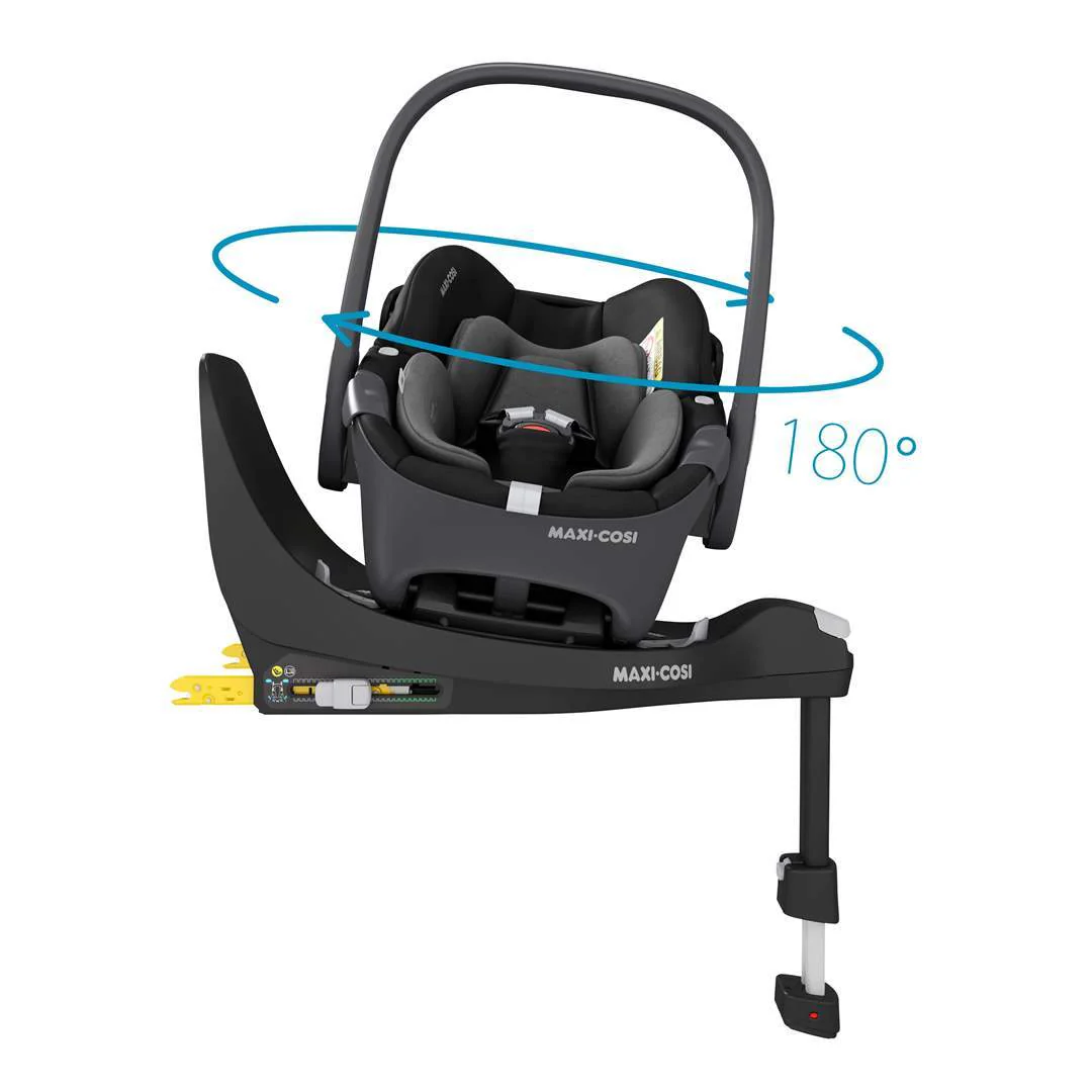 Maxi-Cosi Pebble 360 Car Seat + FamilyFix 360 Base - Essential Black - Image 4