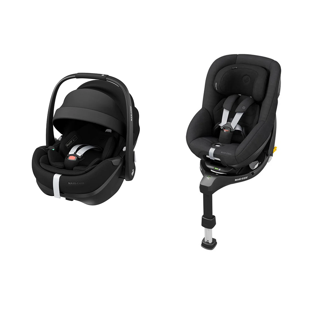 Maxi-Cosi Pebble Pro² Bundle with Pearl 360 Pro Car Seat & FamilyFix 360 Pro Base