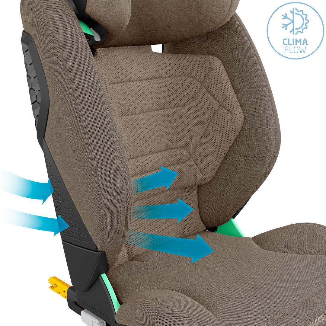 Maxi-Cosi Rodifix Pro2 i-Size Car Seat - Authentic Truffle - Image 2