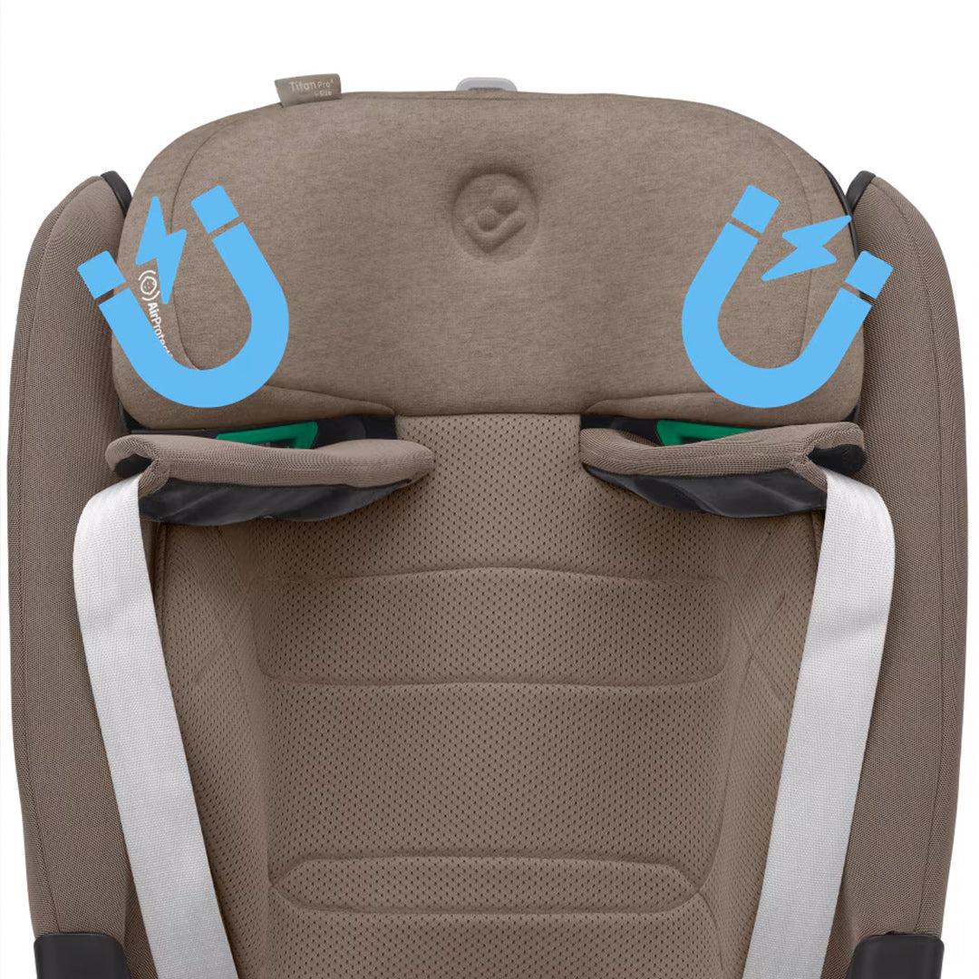 Maxi-Cosi Titan Pro2 i-Size Car Seat - Authentic Truffle - Image 12