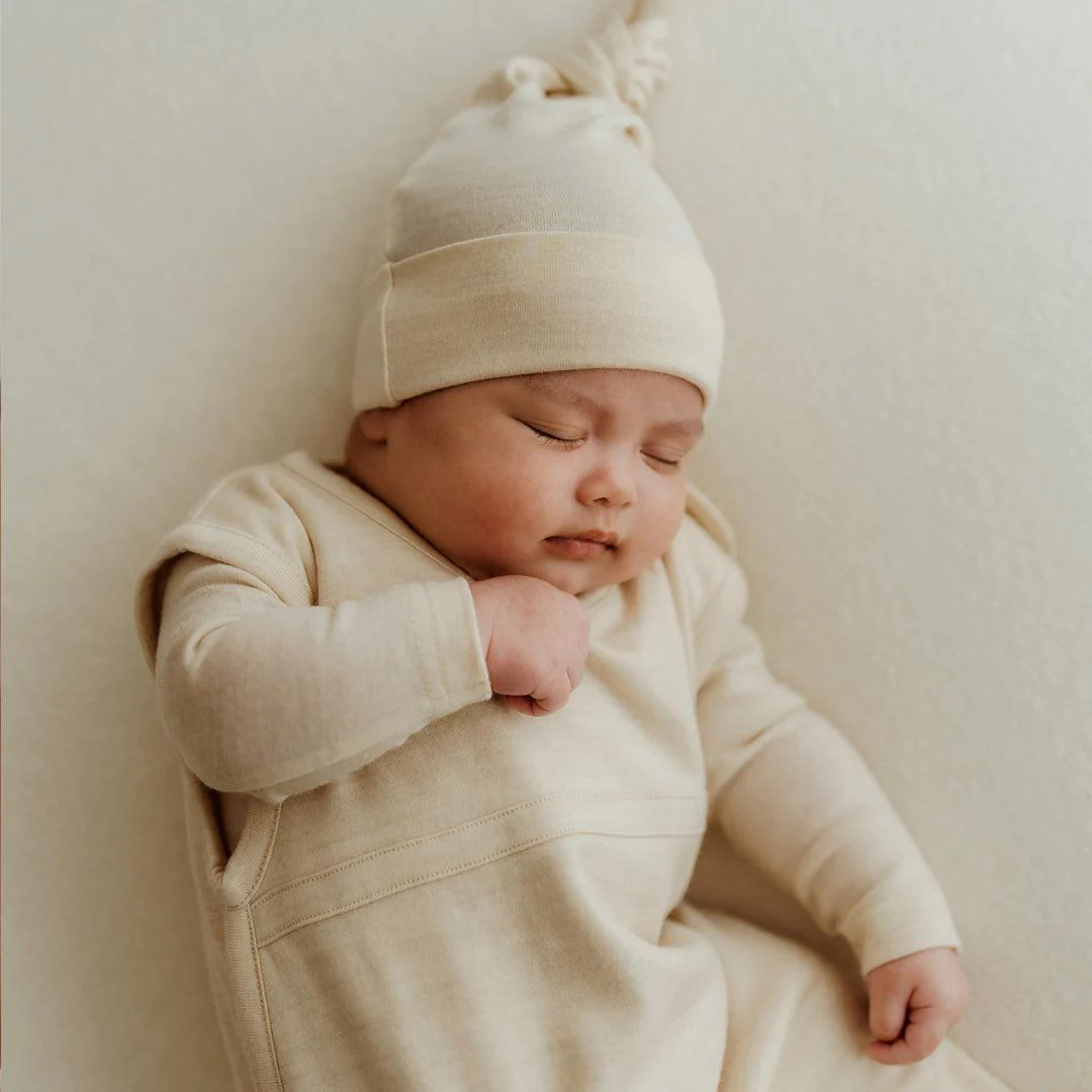 Merino Kids Cocooi Sleeping Bag - Natural - Image 2