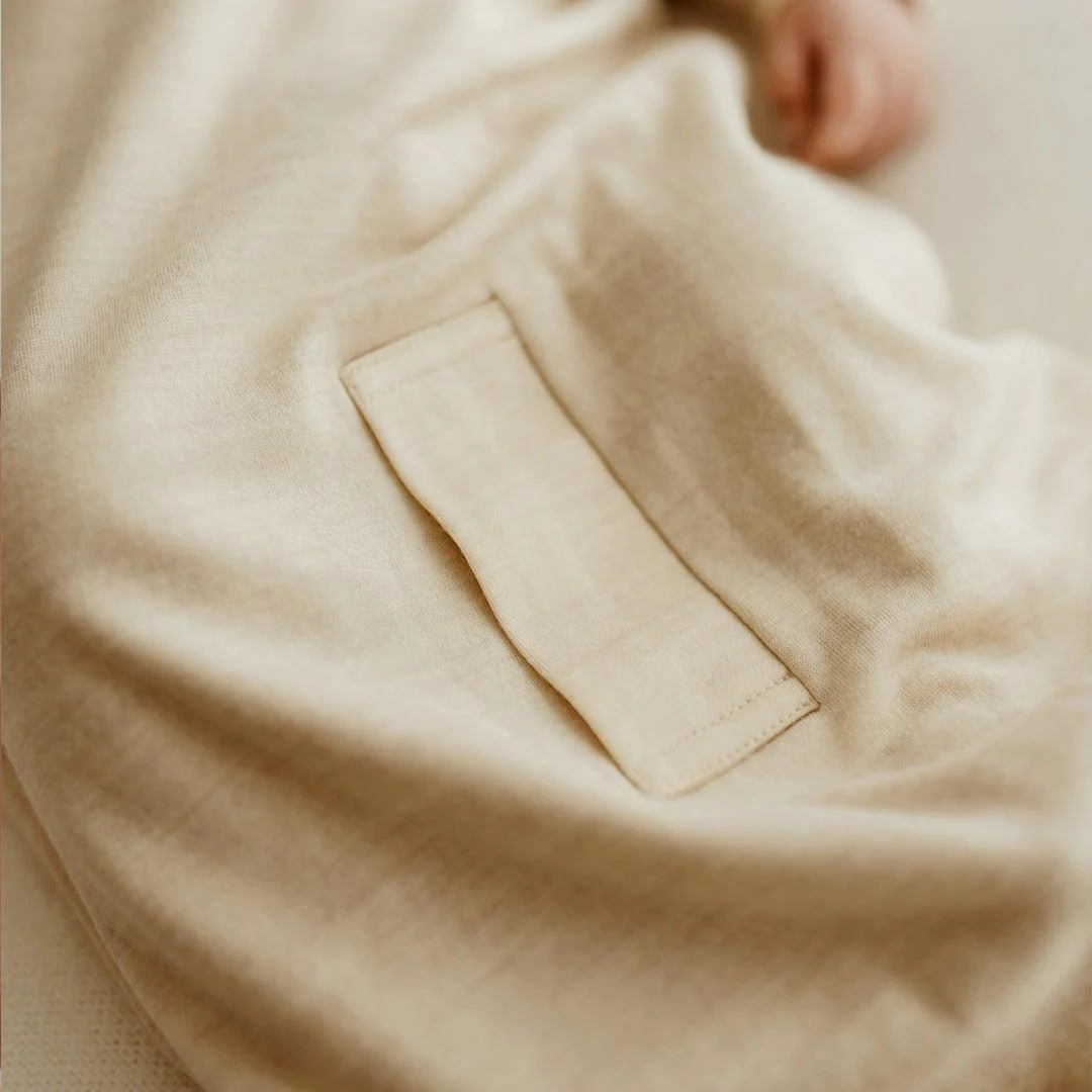 Merino Kids Cocooi Sleeping Bag - Natural - Image 4
