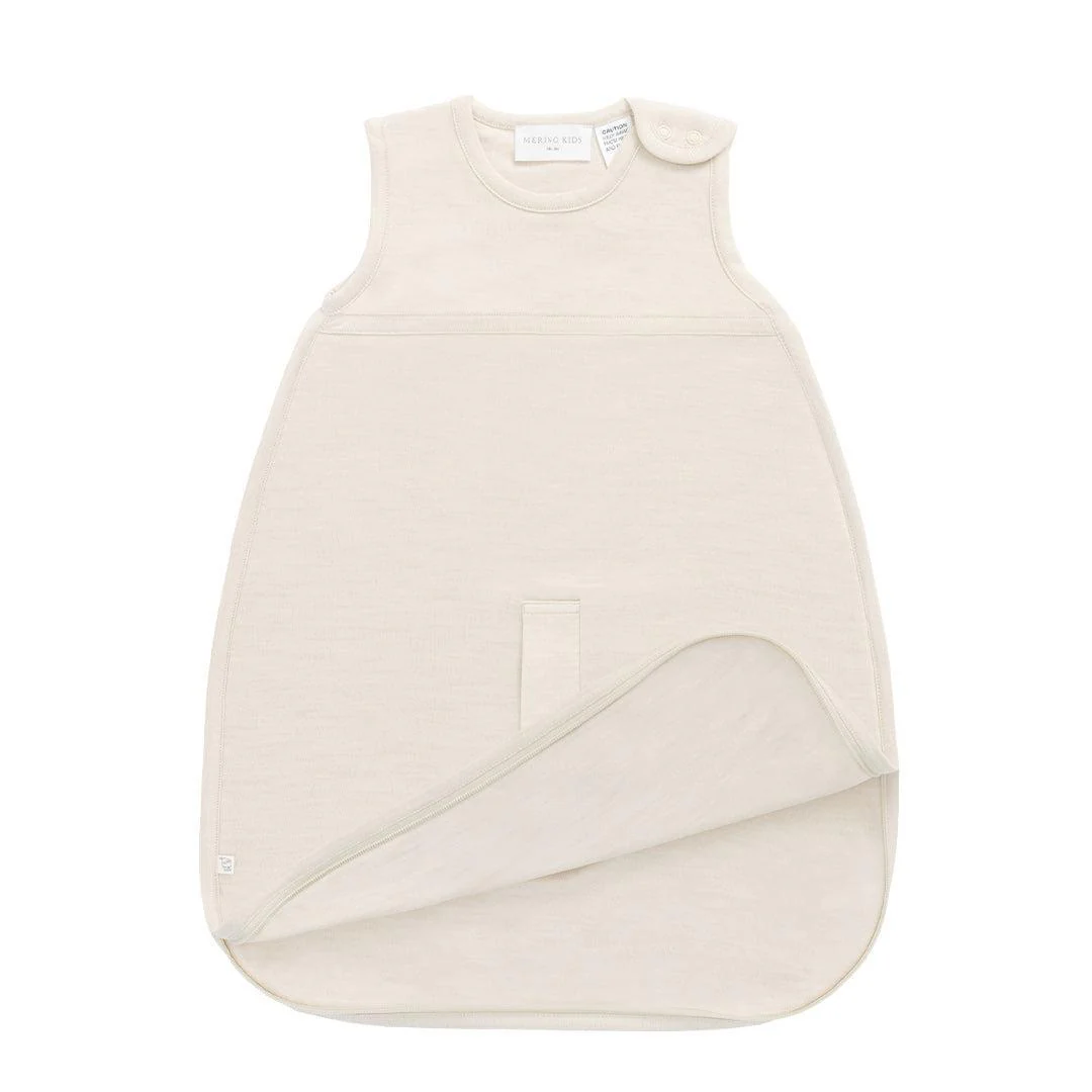 Merino Kids Cocooi Sleeping Bag - Natural - Image 7