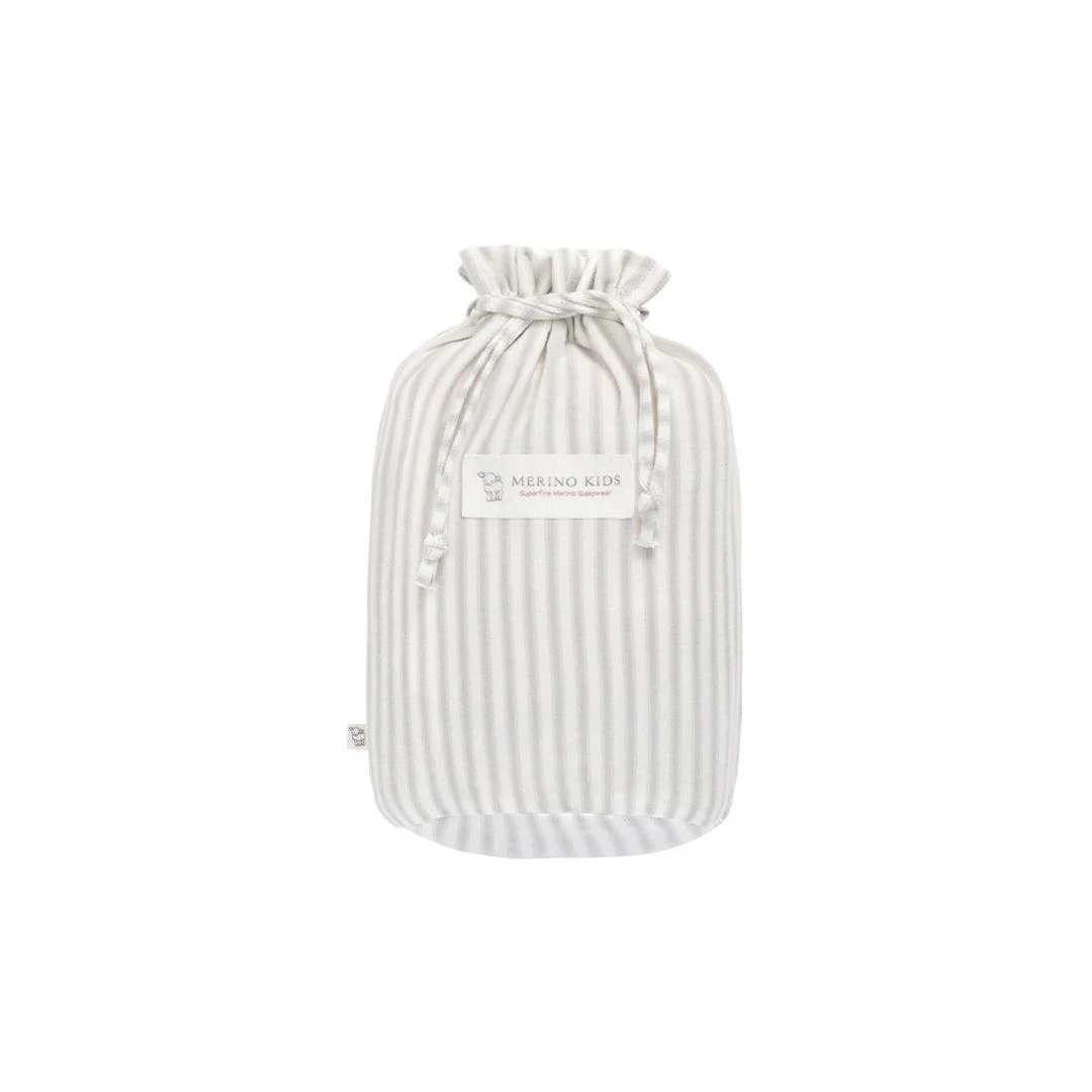 Merino Kids Go Go Sleeping Bag - Duvet Weight - Variegated Stripe Mist - Image 9