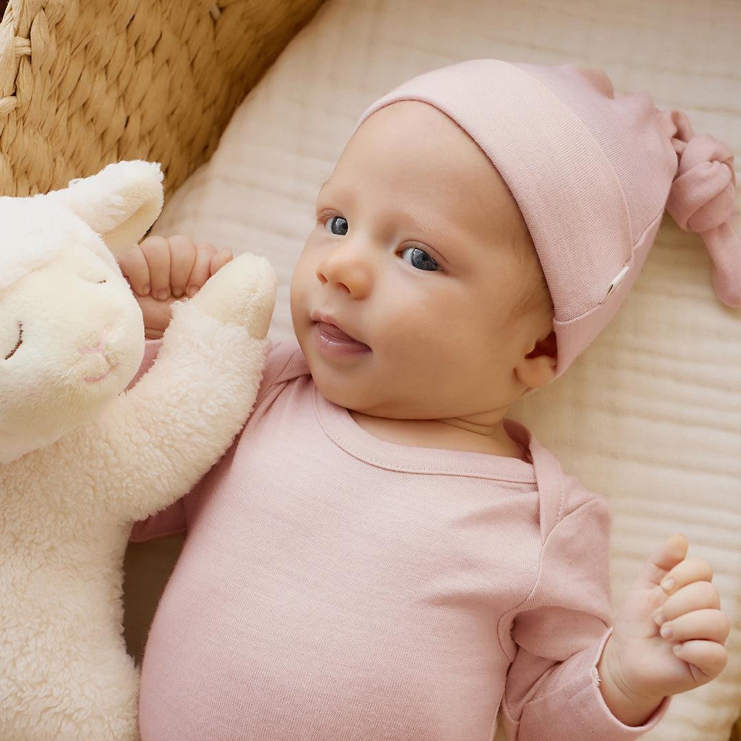 Merino Kids Merino Beanie - Cloud Pink - Image 4