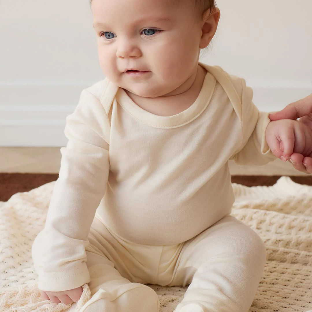 Merino Kids Merino Legging - Natural - Image 4