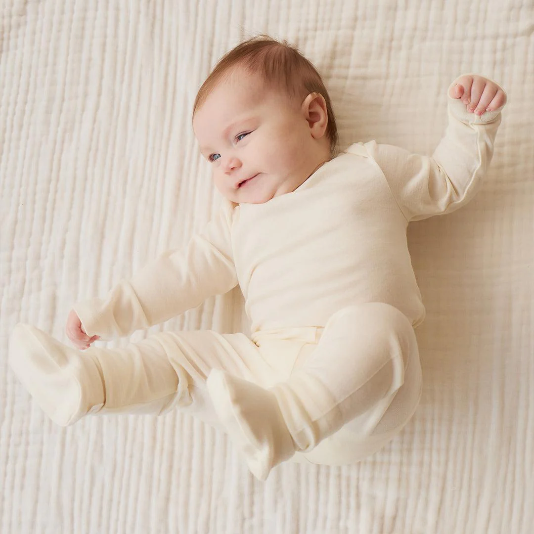 Merino Kids Merino Legging - Natural - Image 5