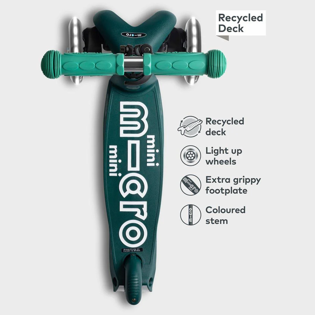 Micro Scooters Deluxe Mini Micro ECO Scooter - Green LED - Image 4