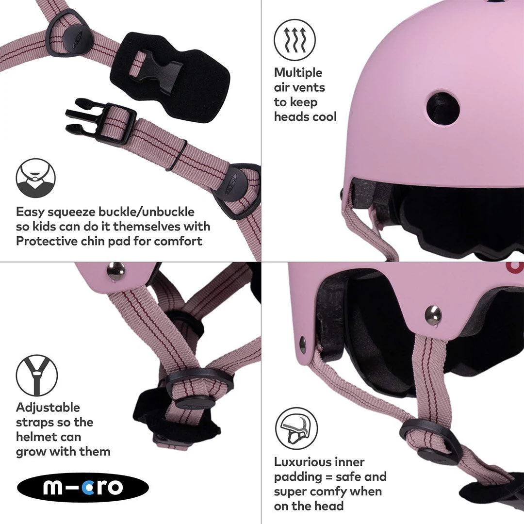Micro Scooters Helmet - Rose Pink - Image 4