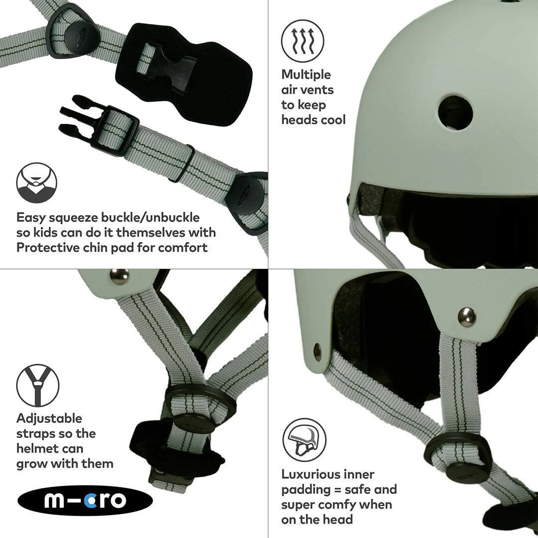 Micro Scooters Helmet - Sage Green - Image 4