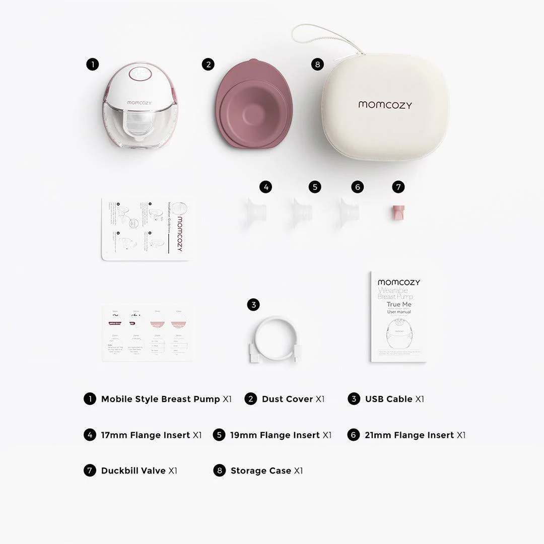 Momcozy M6 Single Breast Pump - White - Image 2