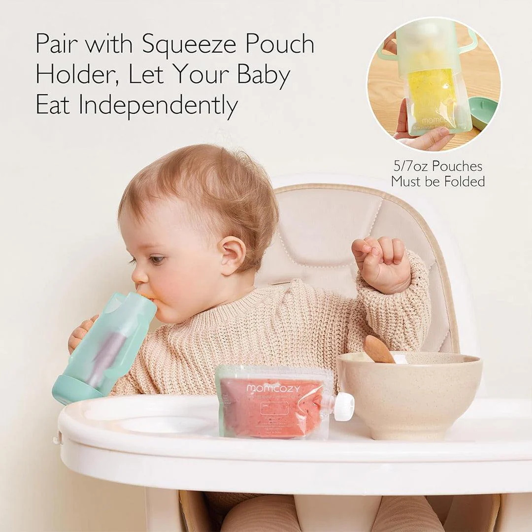 Momcozy Reusable Baby Food Pouches for Toddlers 10pc (5oz) - Image 5