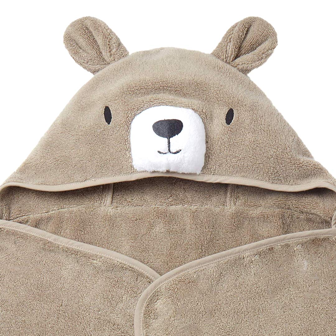MORI Animal Hooded Toddler Towel - Bear - Image 4