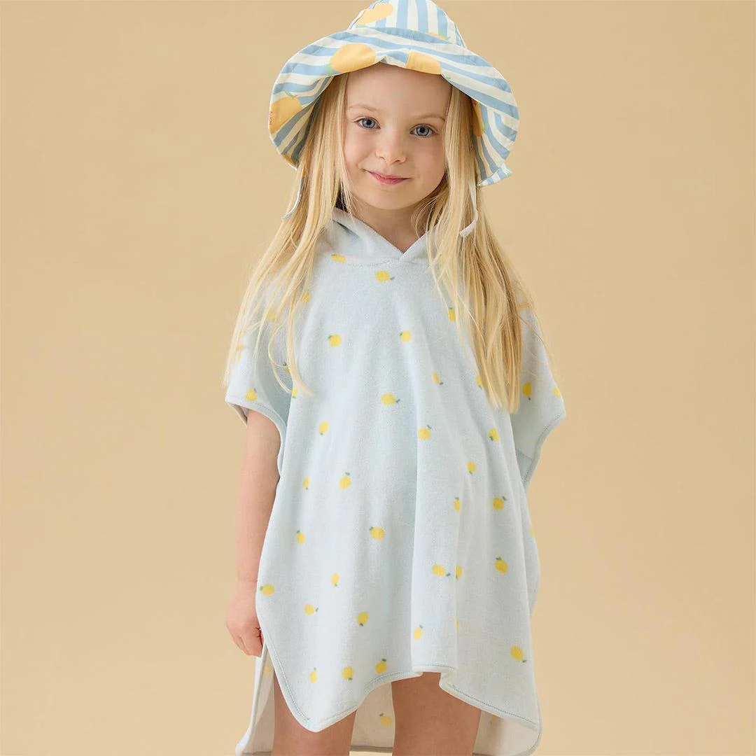 MORI Sunsafe Floppy Hat - Lemon & Blue - Image 2