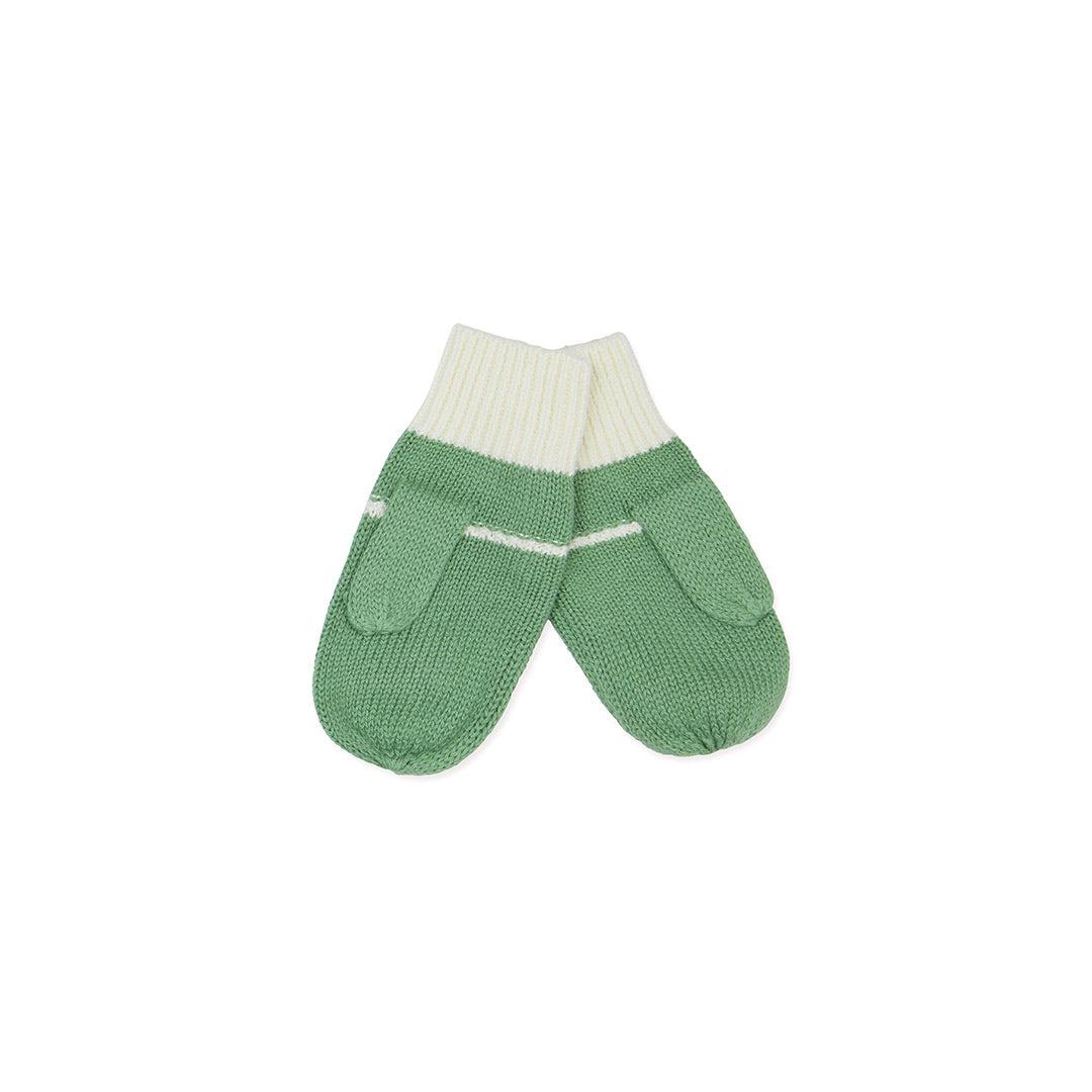 MORI Knitted Mittens - Kashmir Green - Image 2