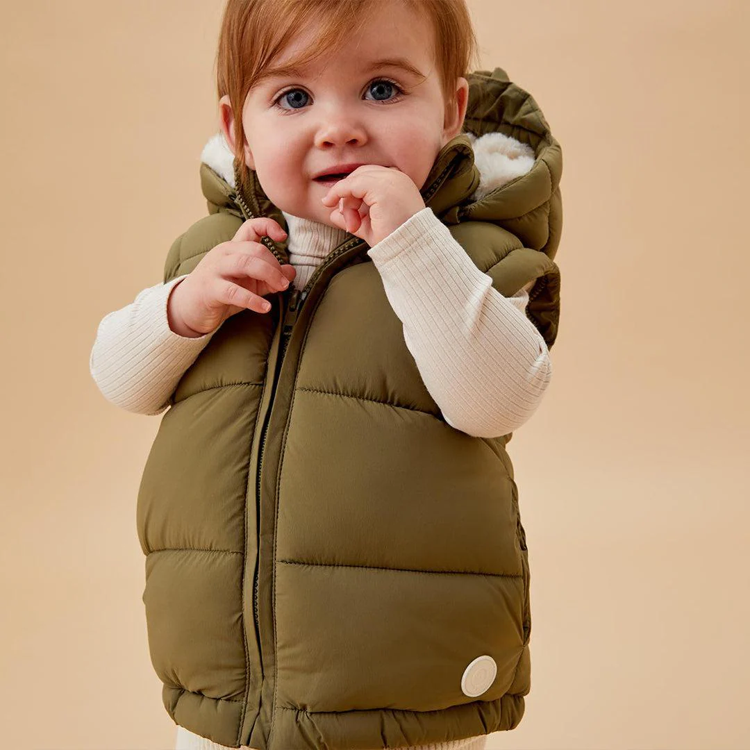 MORI Recycled Waterproof 3-In-1 Padded Coat - Olive - Image 5