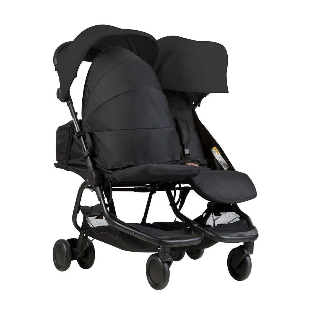 Mountain Buggy Nano Duo Pushchair - Black - Image 3