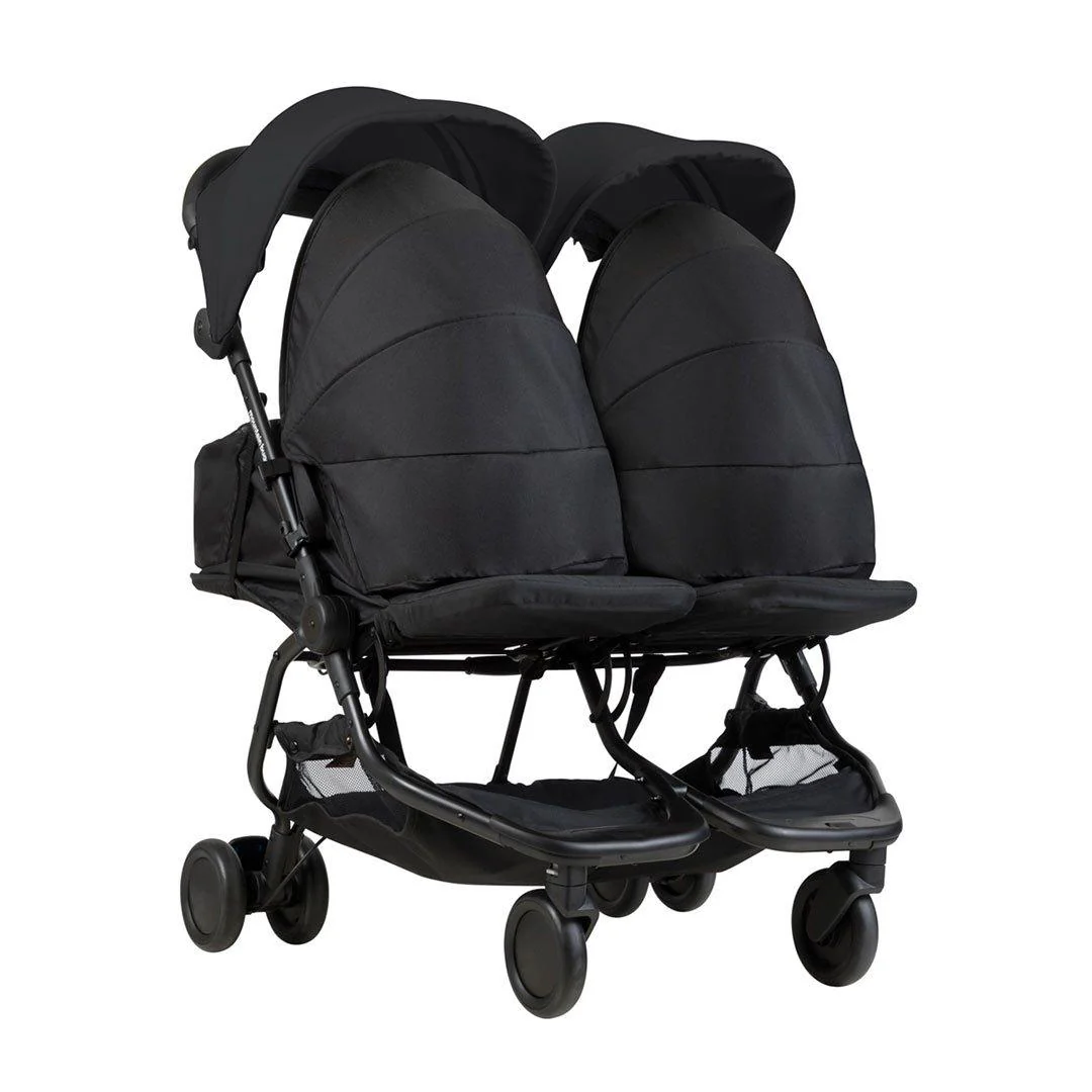 Mountain Buggy Nano Duo Pushchair - Black - Image 4
