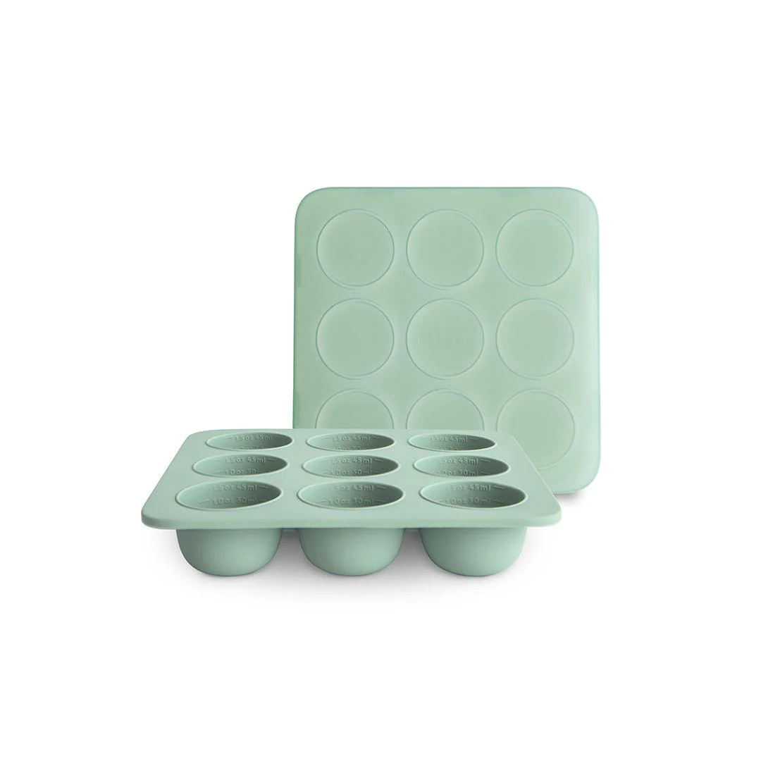 Mushie Baby Food Freezer Tray  - Cambridge Blue