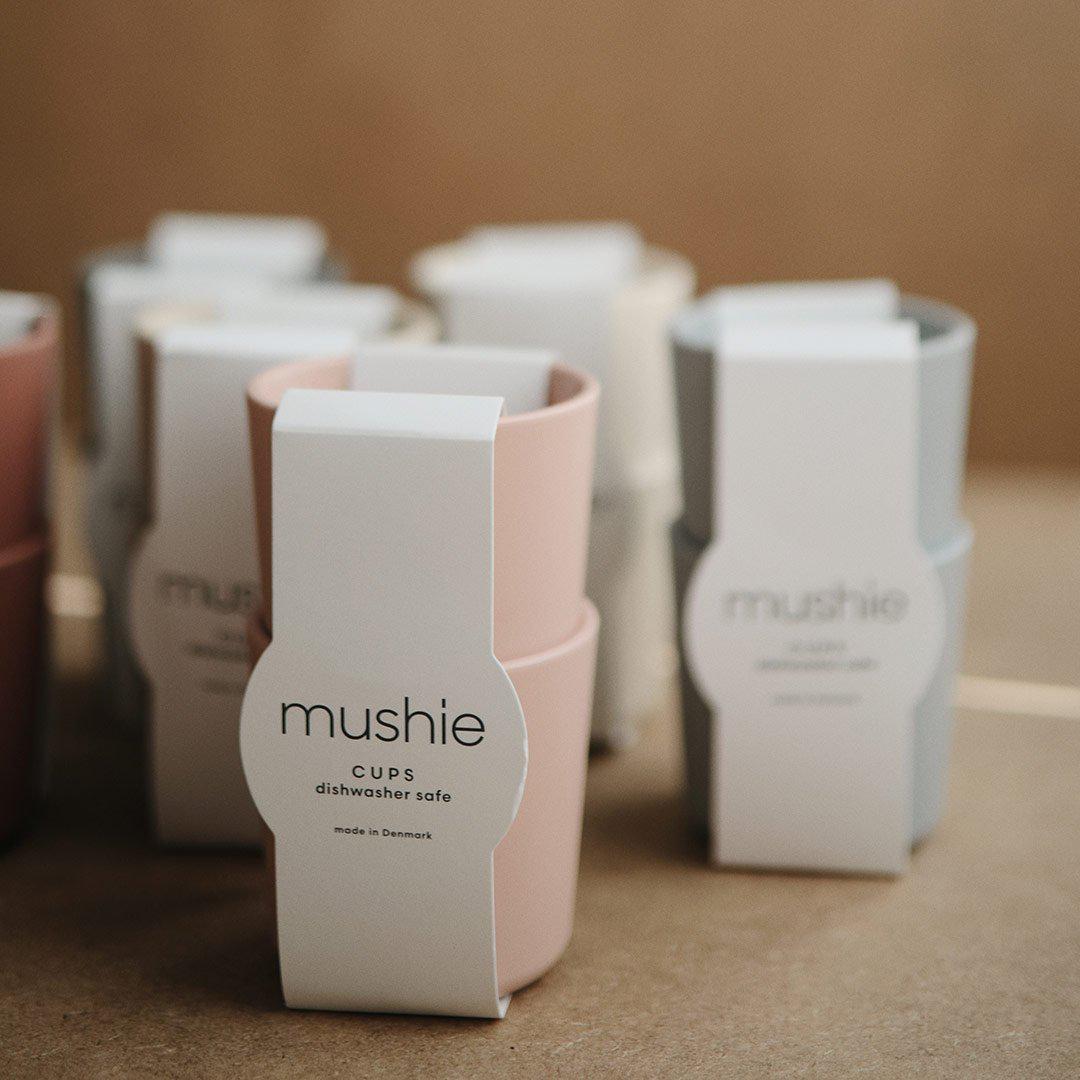 Mushie Dinnerware Cups - Sage - 2 Pack - Image 3