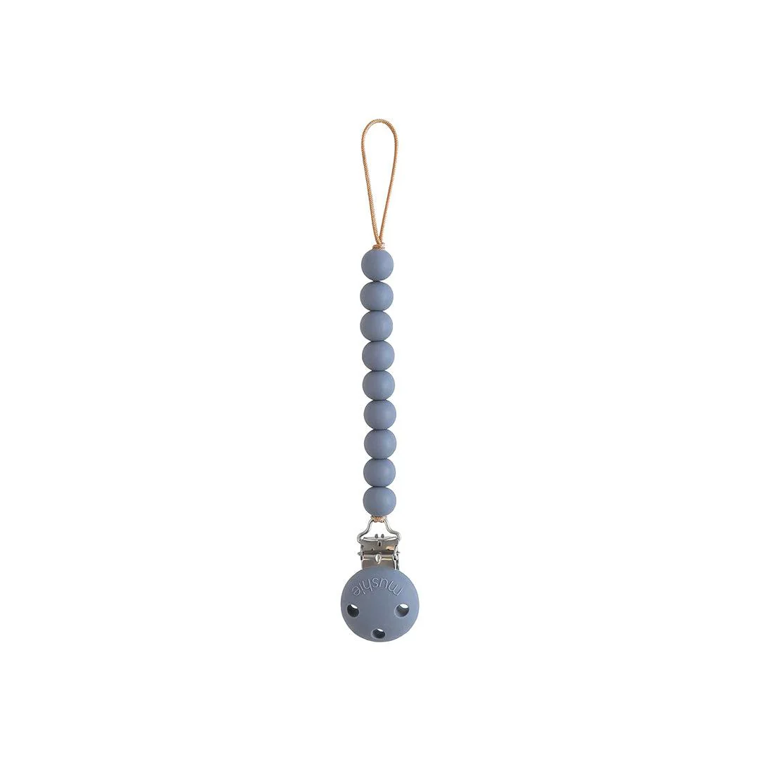 Mushie Hera Pacifier Clip - Tradewinds
