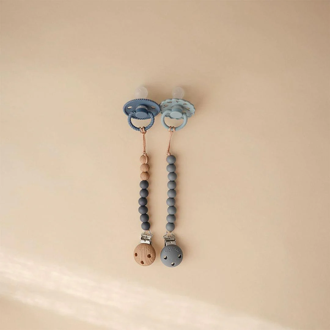 Mushie Hera Pacifier Clip - Tradewinds - Image 2