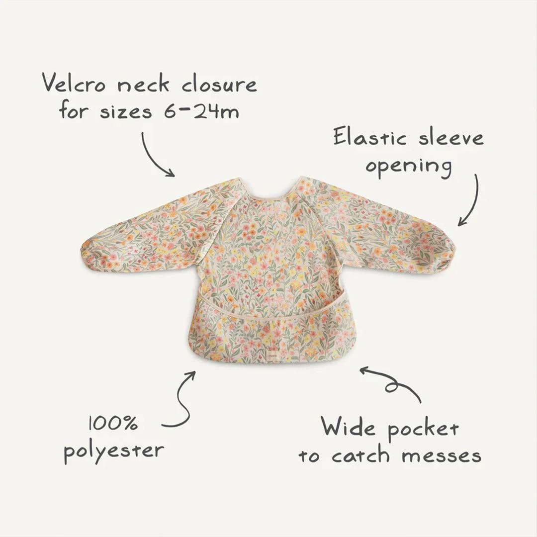 Mushie Long Sleeve Bib - Cherries - Image 3