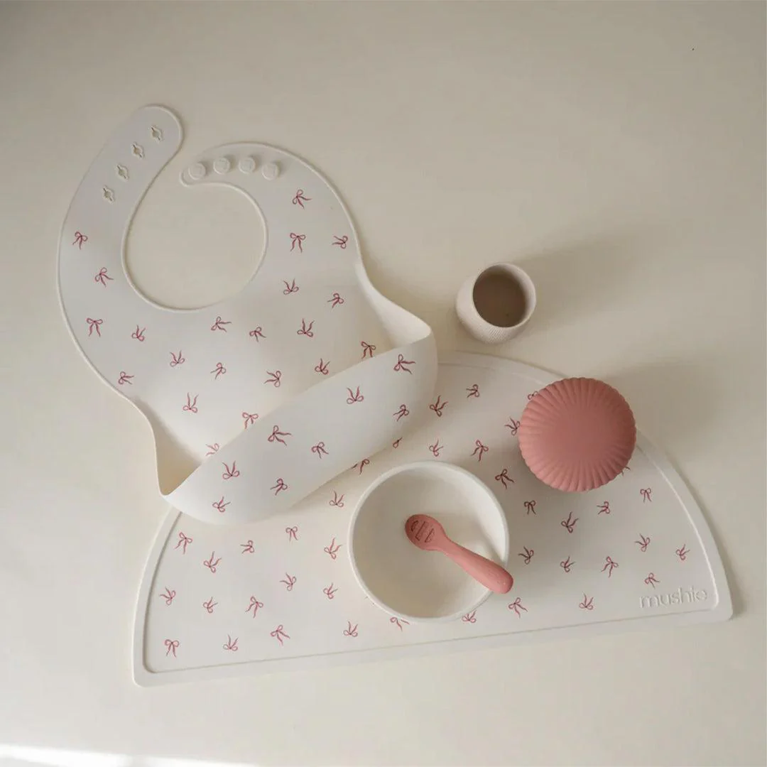 Mushie SIlicone Mat - Bows - Image 2